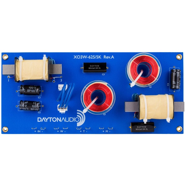 Main product image for Dayton Audio XO3W-625/5K 3-Way Crossover 625/ 260-154